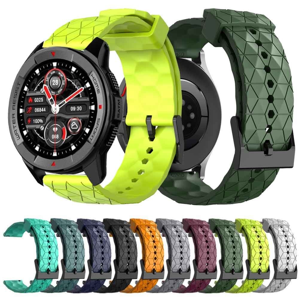 20 มม.22 มม.ซิลิโคนสําหรับ Mibro Watch Lite 2 / C3 / A2 / A1 / X1 / Air / สี / C2 สมาร์ทวอท์ชสร้อยข้อมือเปลี่ยนสายรัดข้อมือ