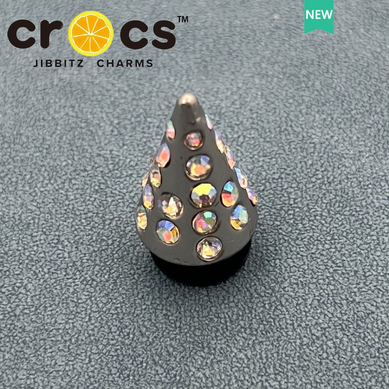 JIBBITZ cross charms ตัวติดรองเท้า หมุดเงินแฟชั่น ตัวติดรองเท้า cross