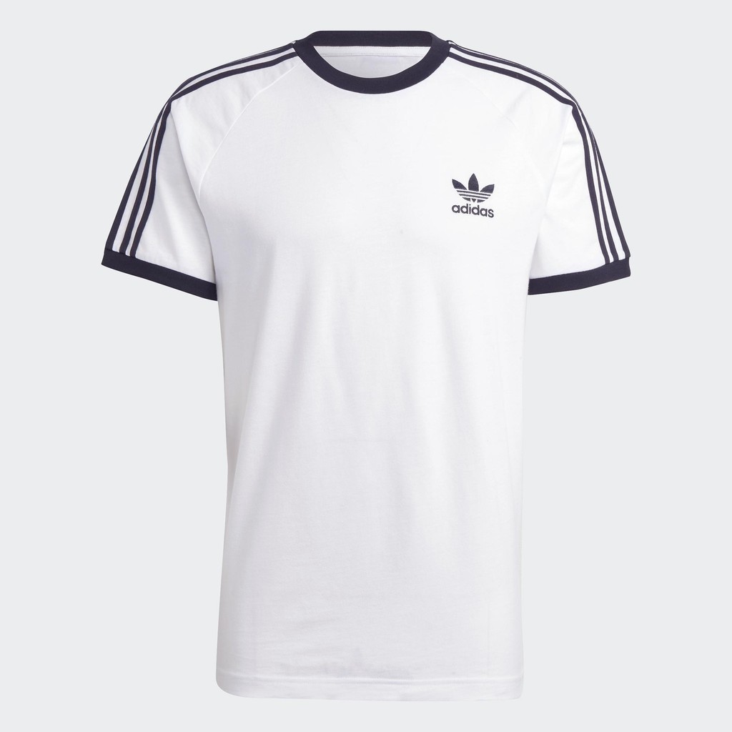 adidas ไลฟ์สไตล์ เสื้อยืด Adicolor Classics 3-Stripes ผู้ชาย สีขาว IA4846'
