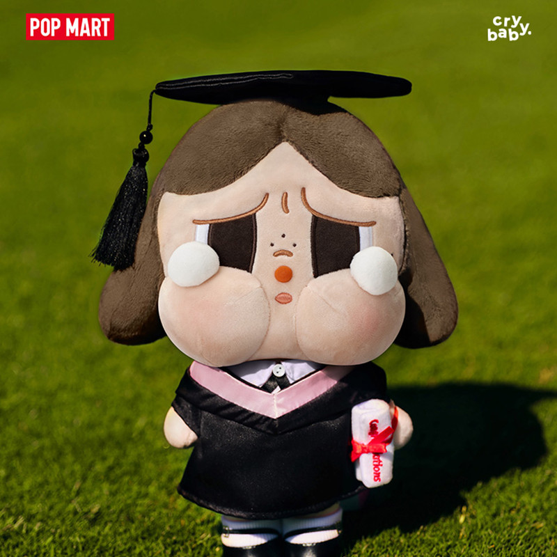 Pop Mart CRYBABY Sunset Concert Series-ตุ๊กตาผ้ากํามะหยี่ของขวัญวันเกิดของขวัญรับปริญญา