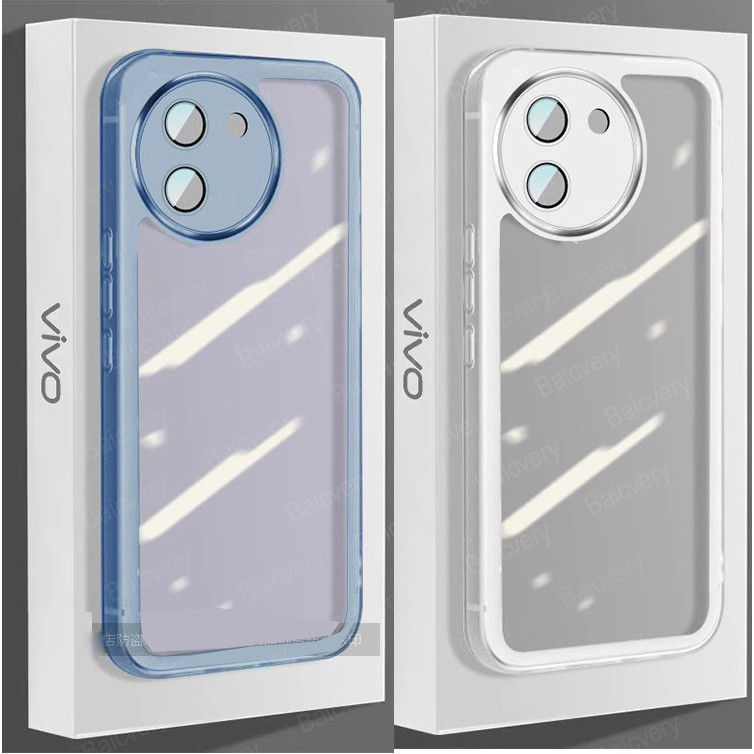 Vivo V30E 5G / VIVO V40 Lite 5G Casing แฟชั่นสีสันสดใสซิลิโคน TPU ใสกันกระแทกป้องกันเคสโทรศัพท์