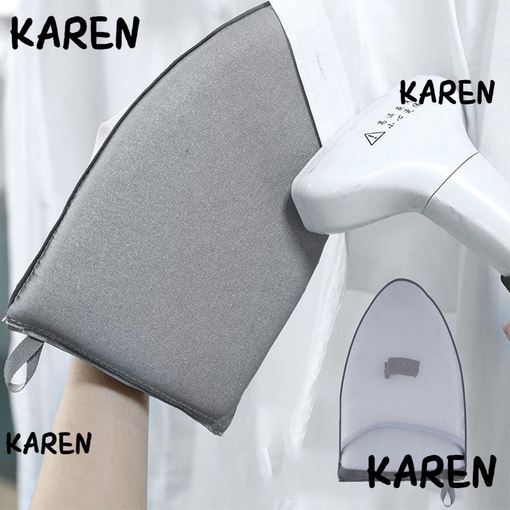 Karen ที่รองรีดถุงมือทนความร้อน Mitts Pad สําหรับเสื้อผ้าเสื้อผ้า Steamer