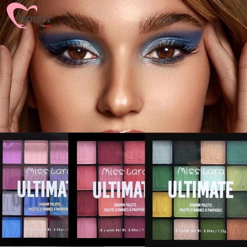 [ร้อน]พาเลทอายแชโดว์แต่งหน้ารมควัน 16 สี – อายแชโดว์เนื้อแมท – อายแชโดว์แวววาวประกายมุก – ติดทนนาน กันน้ํา – ถาดอายแชโดว์ตารางสี่เหลี่ยม – เครื่องสําอางแต่งตา