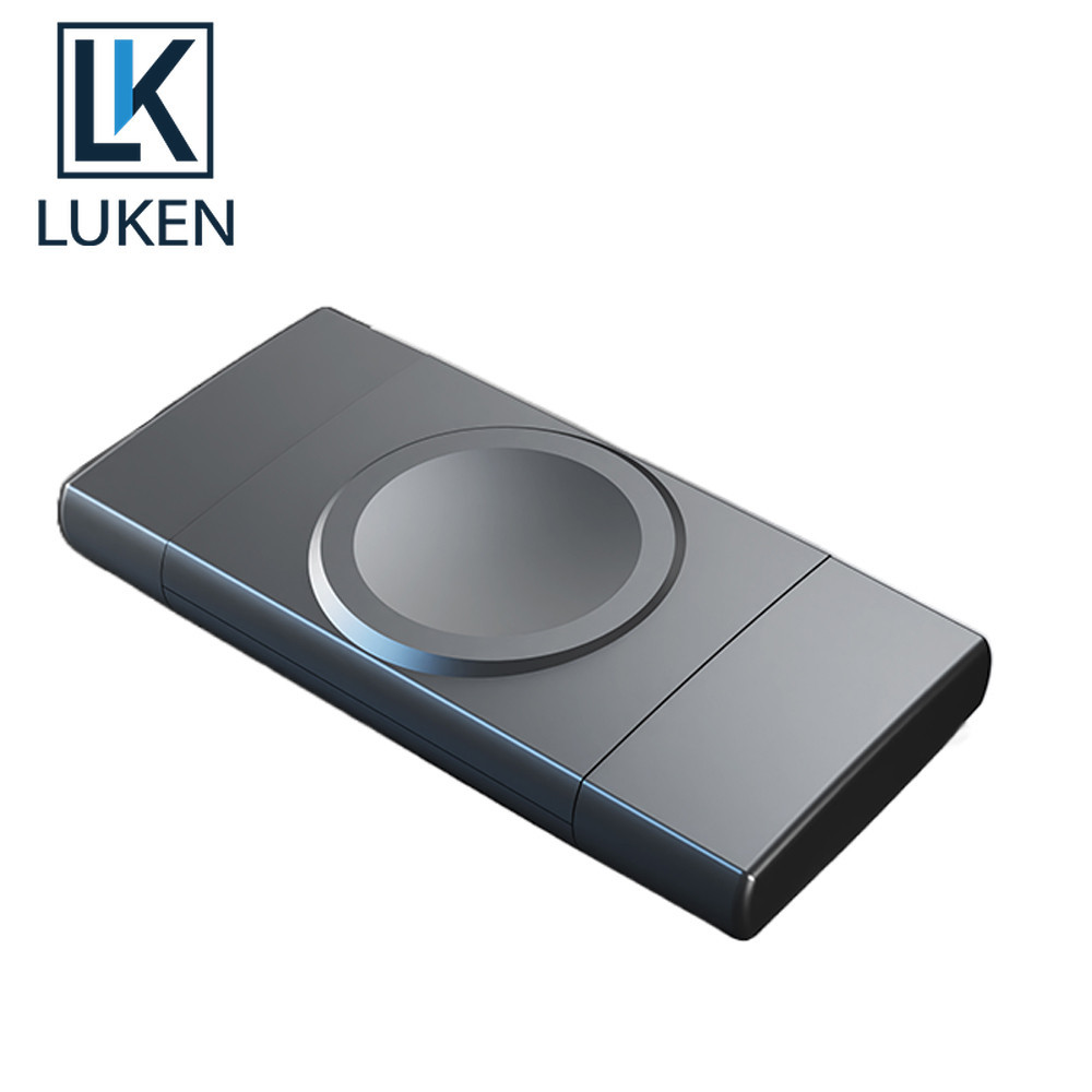 Luken 2 in 1 เครื่องชาร์จไร้สายแบบพกพาสําหรับ App iWatch 7 8 6 5 Samsung Galaxy Watch 4 5 2 3 เครื่องชาร์จ USB USB-C สถานีชาร์จเร็ว