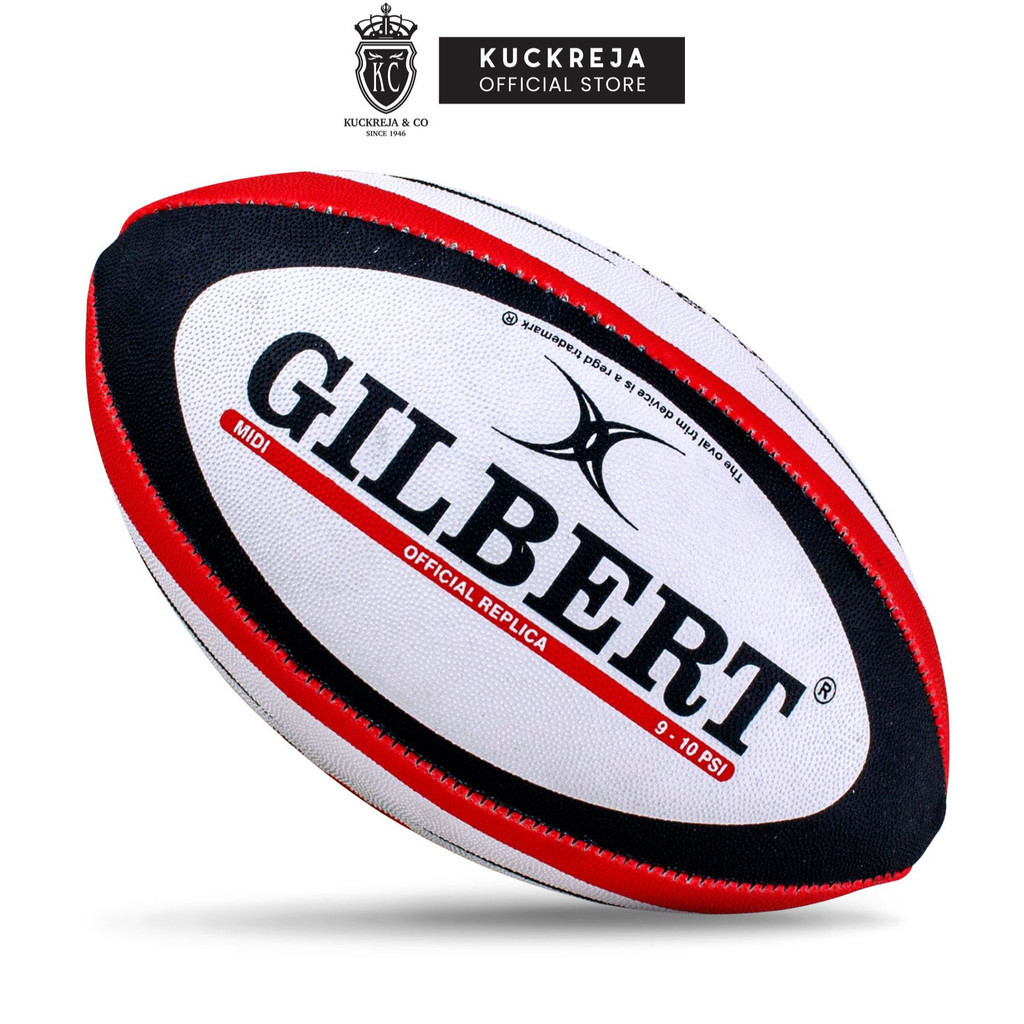 Gilbert I Love Rugby Midi Rugby Ball (ขนาด 2)