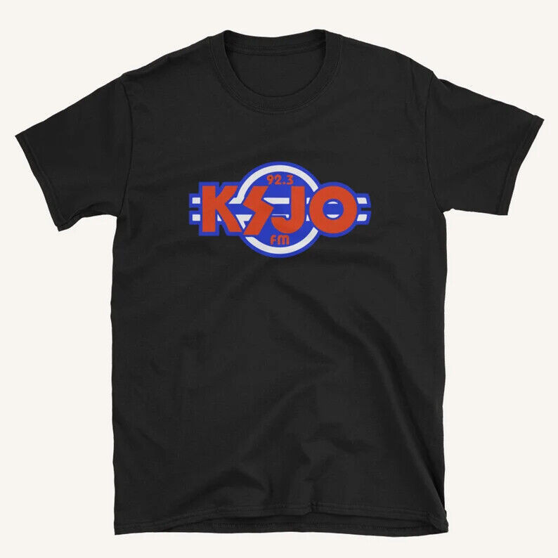 ใหม่ Ksjo 92 Fm ทีมวิทยุ Rock Station โลโก้บุรุษเสื้อยืด Cool Tee