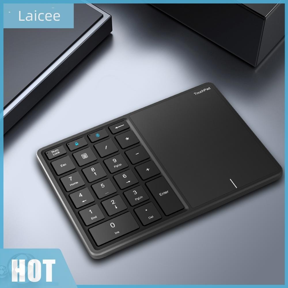 [Laicee.th] แป้นพิมพ์ตัวเลขไร้สาย 2.4G Bluetooth-Compatible Number Pad สําหรับแล็ปท็อปโน้ตบุ๊ค