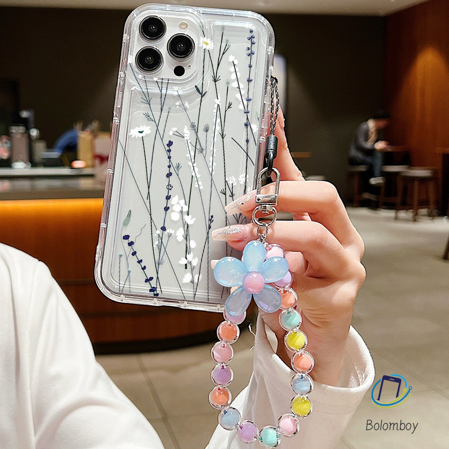 เคส เชือกเส้นเล็ก for iphone 11 12 13 14 15 Pro Max XR X XS 7 6 8 Plus คู่เคสโทรศัพท์โปร่งใสสำหรับ เถาวัลย์ แมกโนเลีย
