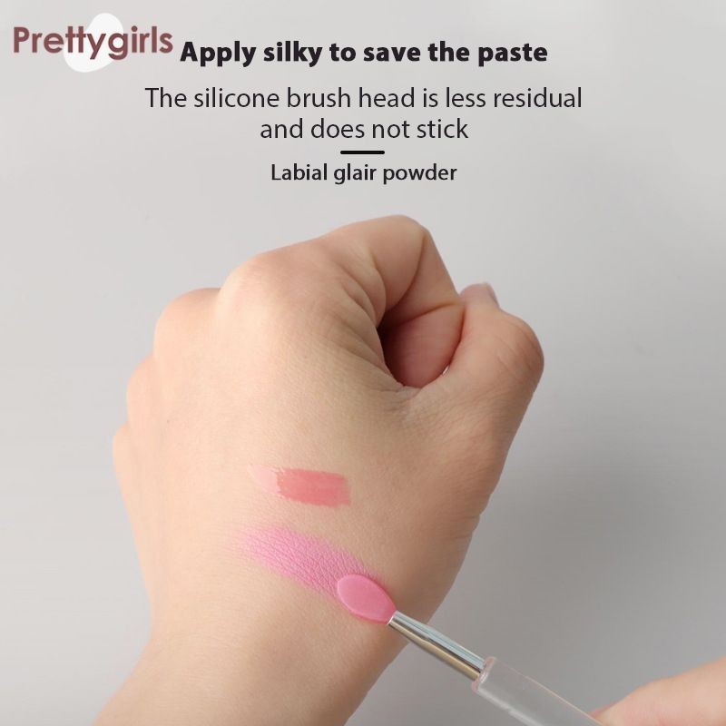 PY.th แปรงทาลิปสติก แบบนิ่ม ลิปบาล์ม อายแชโดว์ แบบซิลิโคน กันฝุ่น สําหรับทาลิปสติก และลิปมาส์ก - รูปที่ 3