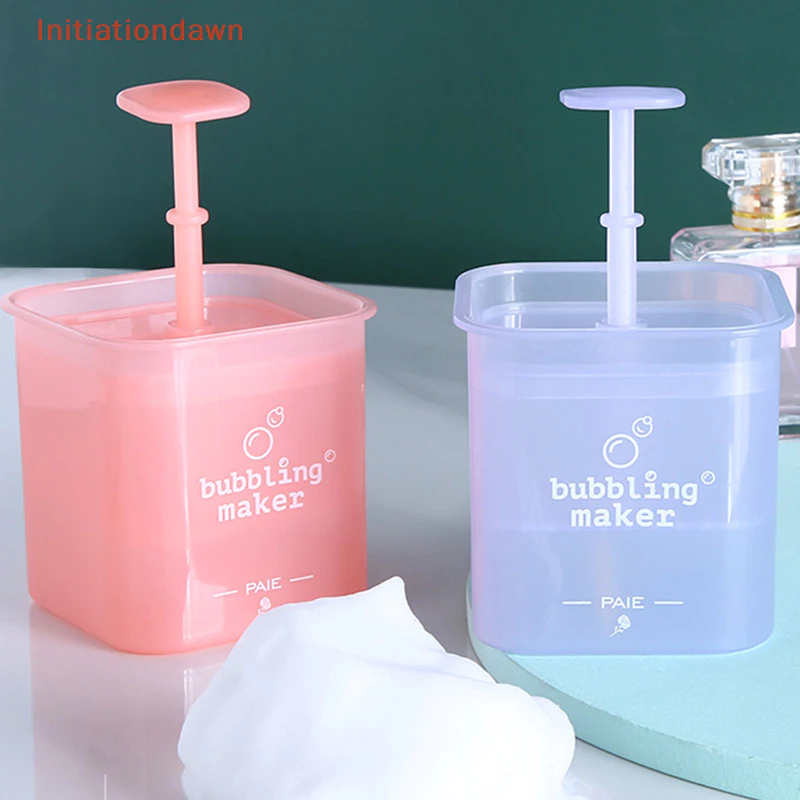 [Initiationdawn] Portable Foaming Clean Tool Face Cleanser Shower Bath Shampoo Foam Maker Bubble Foamer
