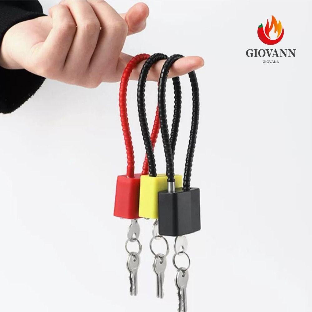 ล็อคสายเคเบิล จิโอวานนี พร้อมกุญแจกุญแจมัลติฟังก์ชั่น, ล็อคกระเป๋าเดินทางแบบยืดหยุ่นกันน้ํากันสนิมที่ทนทานจักรยาน