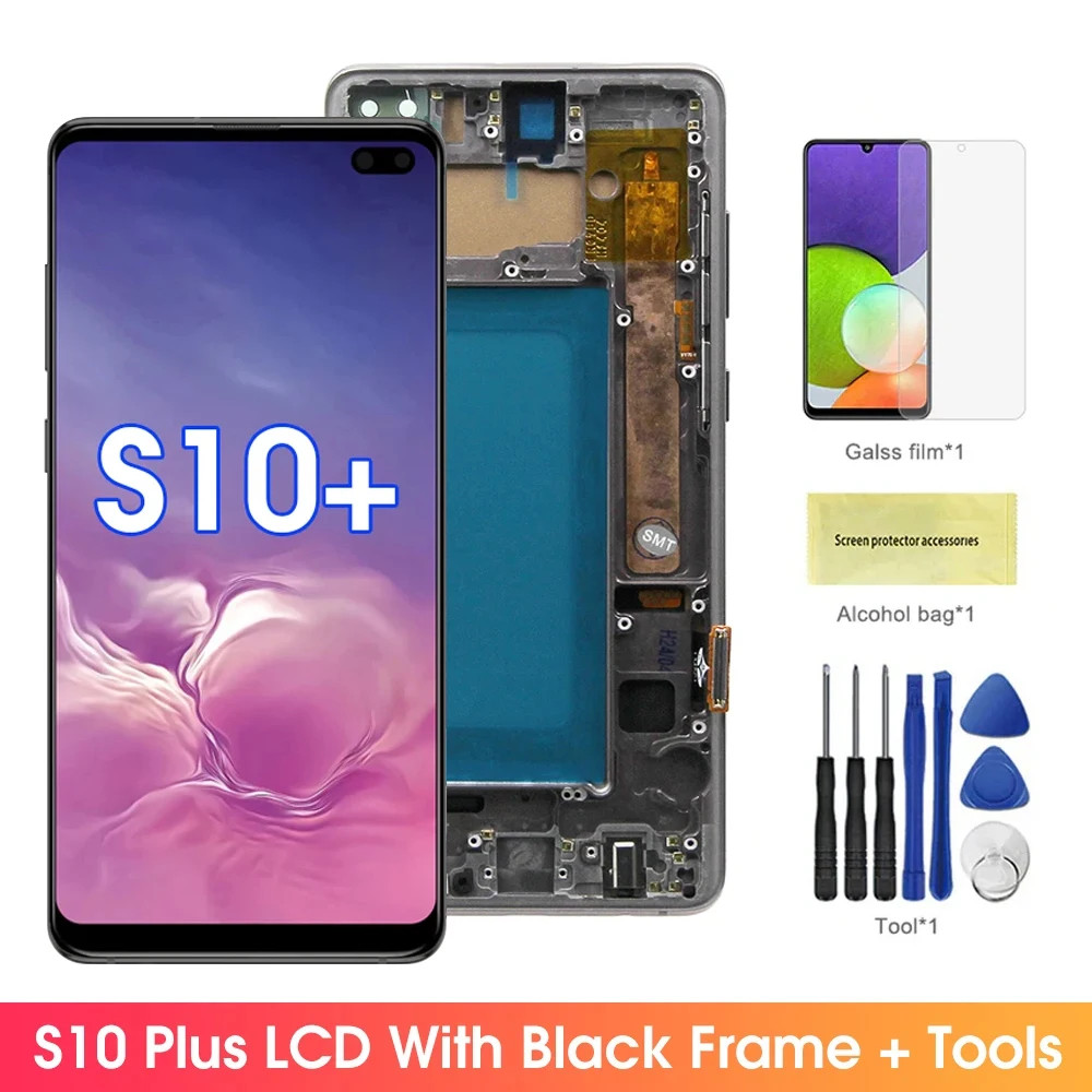 Tft จอแสดงผลสําหรับ Samsung Galaxy S10 Plus G975 จอแสดงผล Lcd Touch Screen Digitizer สําหรับ Samsung Galaxy S10 G973 เปลี่ยน - รูปที่ 6