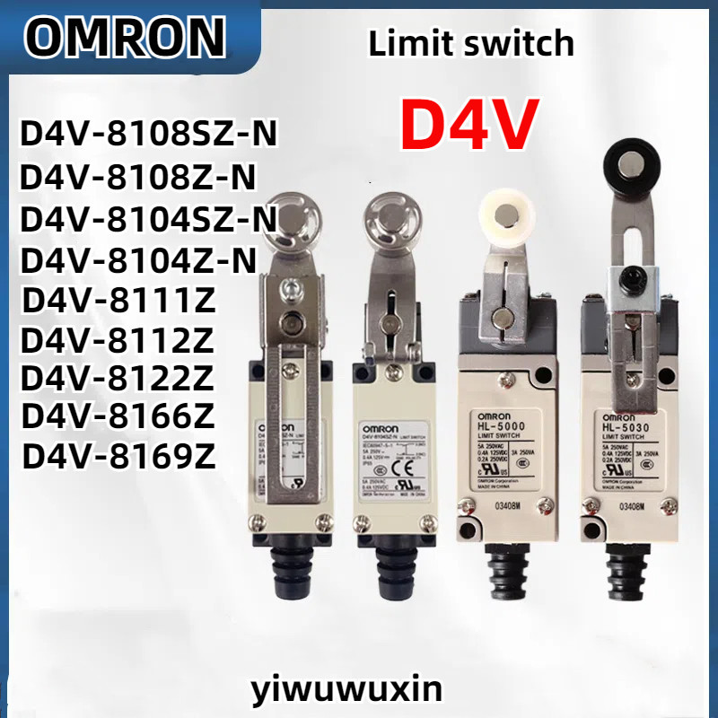 Omron Stroke Limit Switch D4V-8108SZ-N D4V-8108Z-N D4V-8104SZ-N D4V-8104Z-N D4V-811262Z D4V-8169Z D4