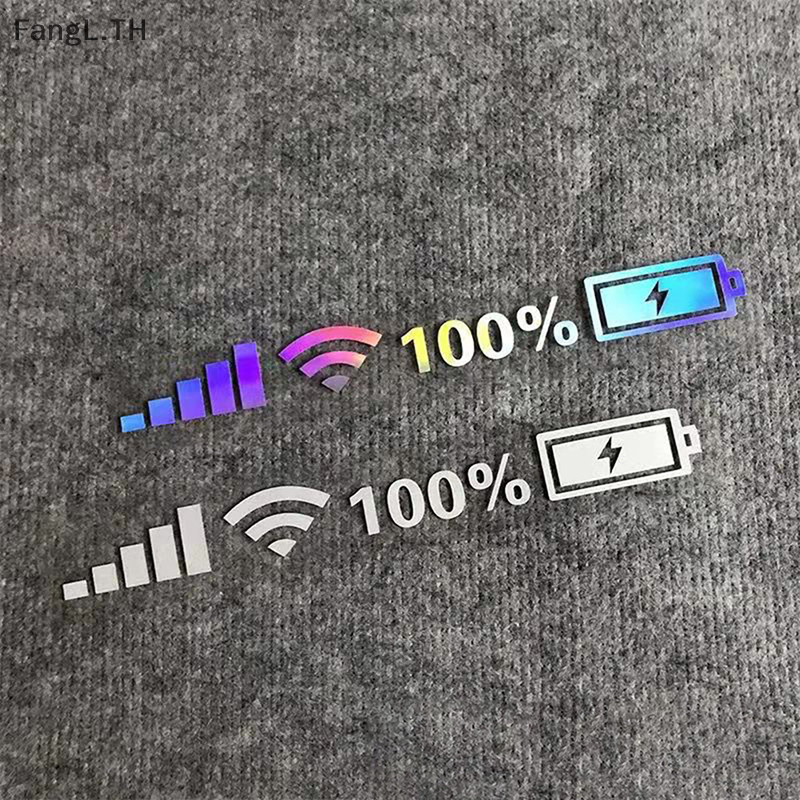 [Well] Wifi Level Mark Car Vinyl Decals กระจกรถยนต์ด้านหลังสติกเกอร์ตลก [ใหม่]