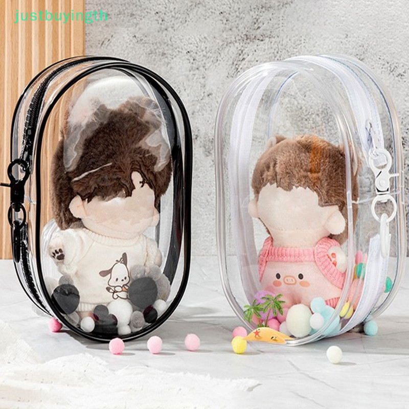 [JBTH] 1 ชิ้น Multi ใช้กระเป๋าจี้เก็บกระเป๋า PVC โปร่งใสกล่องตาบอดตุ๊กตากระเป๋าเปลี่ยนกรณีขนาดเล็กมินิหูฟังคอนเทนเนอร์กระเป๋า [JB]