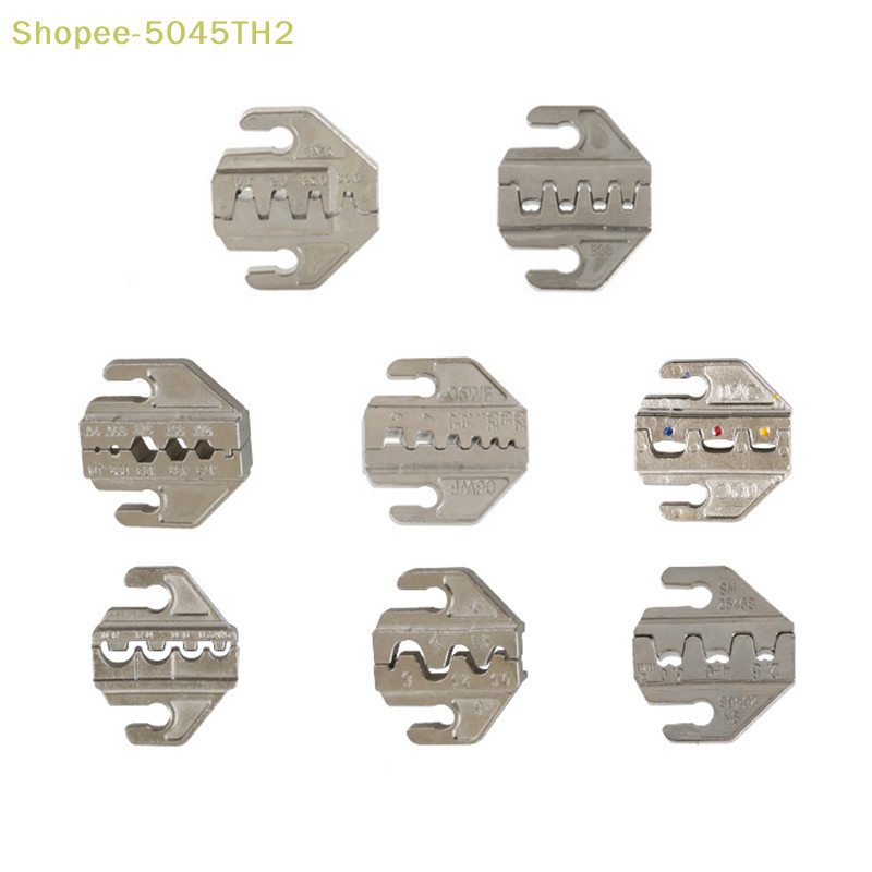 HOT-th Sn Crimp Plier Jaws คีมตายปลั๊กหลอดฉนวนกันความร้อน Non-insulated Coaxial Cable Lugs MC4 Terminal Crimping Replacement Die (th)