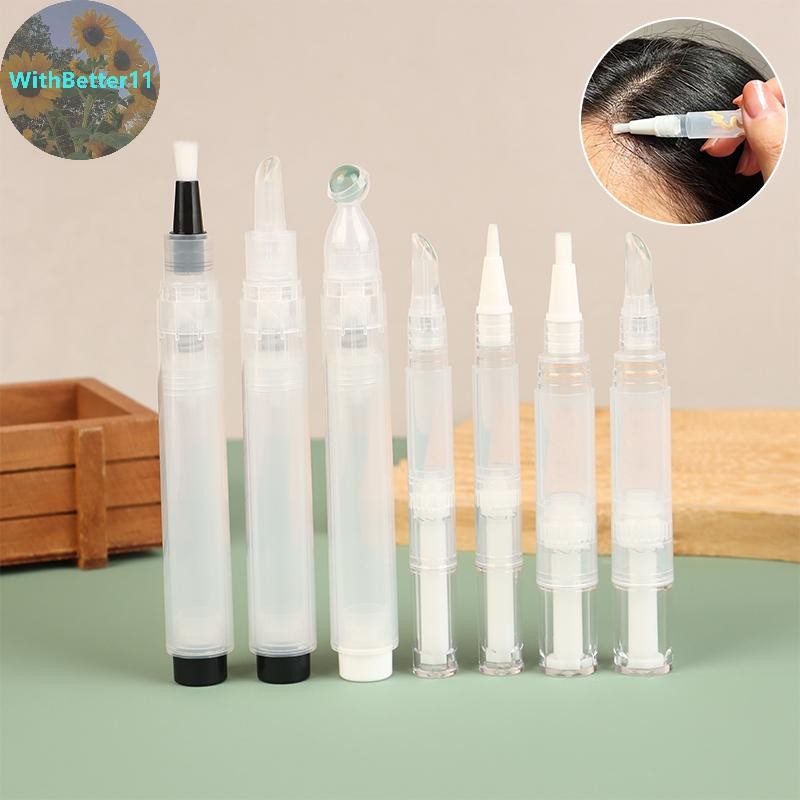 Better 3/5/7ML Scalp Applicator Liquid ปากกาสําหรับผมเย็บ Potion Applicator เครื่องสําอางขวดเปล่านวดหนังศีรษะ TH