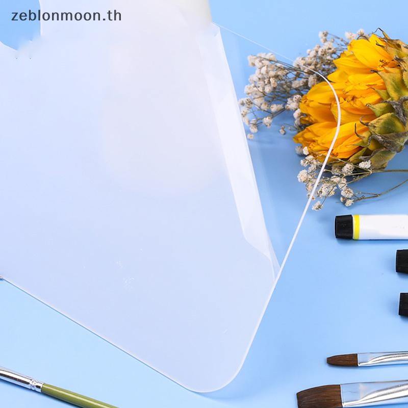 [HM] 1 ชิ้นจานใสจานอะคริลิกวิจิตรศิลป์สีน้ํามันจิตรกรรม Gouache พาเลทอายแชโดว์อะคริลิค {th} - รูปที่ 3