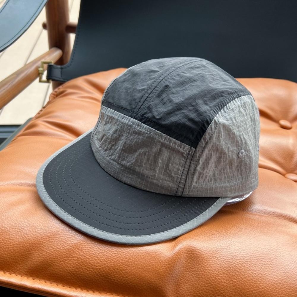 Carnation Splicing หมวกเบสบอล, หมวกบังแดดแห้งเร็วแบบปรับได้, กันน้ํา 5-Panel หมวก Snapback แบบบางสไตล์ญี่ปุ่น - รูปที่ 7