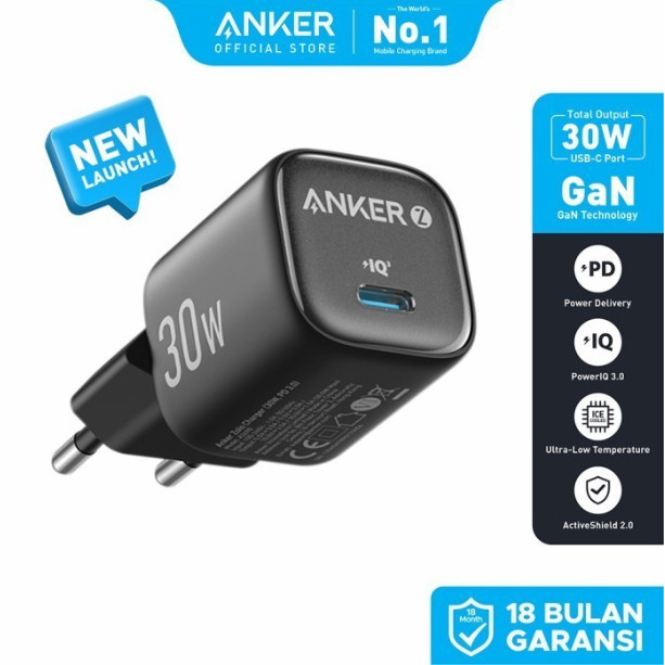 Anker Zolo Mini Gan Charger ชาร์จเร็ว 30W PD PPS USB Type C - A2698