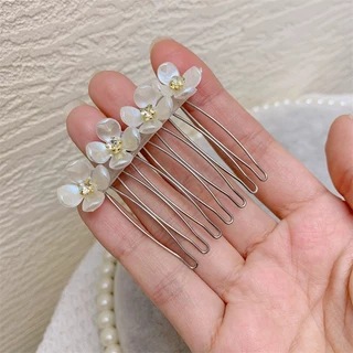 2025 Rhinestone ใส่หวีคลิปผม Headdress หวีผม Hair Coiler