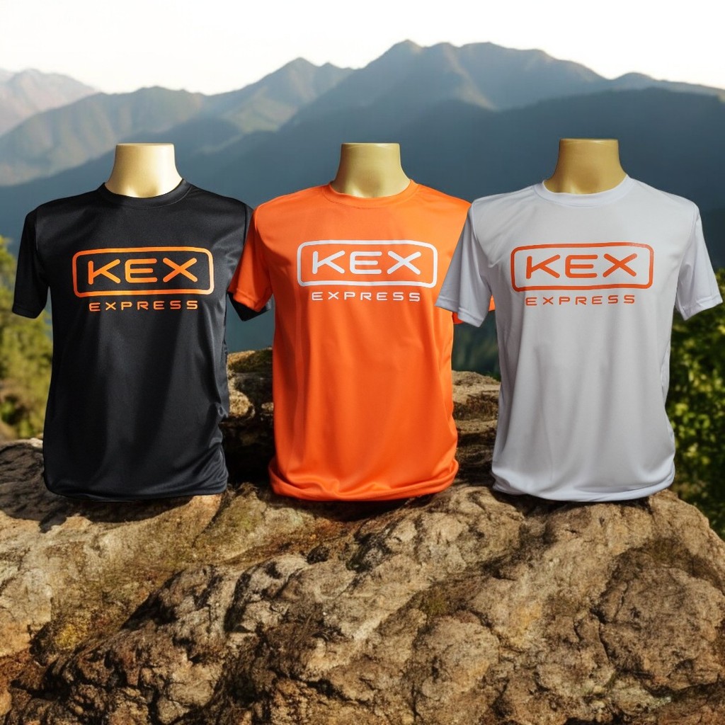 เสื้อยูนิฟอร์ม เสื้อขนส่ง KEX EXPRESS รุ่นใหม่ล่าสุด มี5ไซส์ S-2XL มี3สี ส้ม ดำ ขาว งานสกรีนสีสด คม สวย พร้อมส่ง