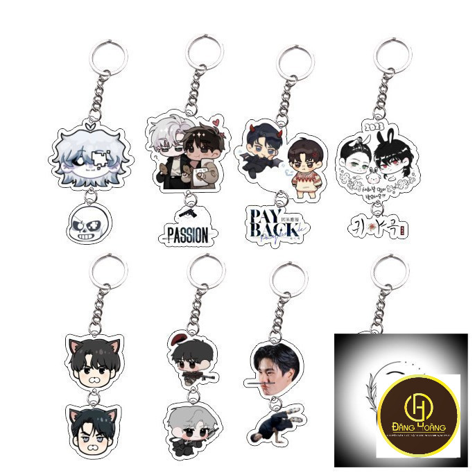 Manhwa Payback ตกแต่งน่ารัก พวงกุญแจ พวงกุญแจ Passion