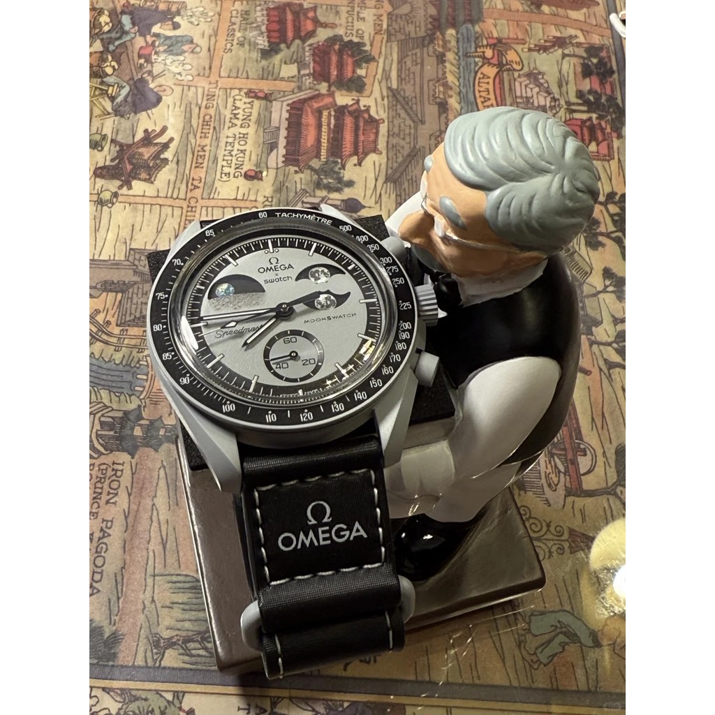Mission TO EARTHPHASE Mens Watches Movement Plant Full Function Chronograph Luminous นาฬิกาข้อมือ