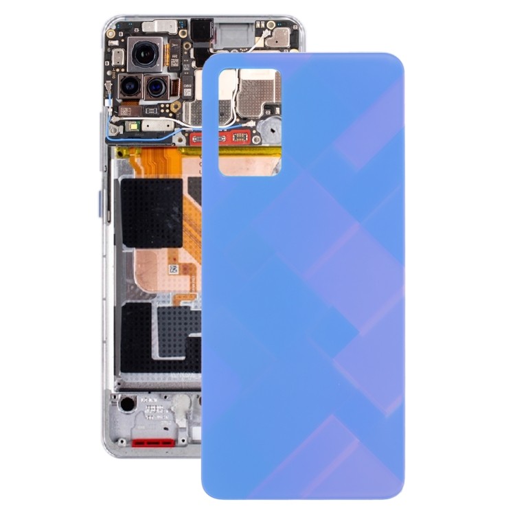 คุณภาพสูงสําหรับ vivo V21e / Y73 V2059 V2146 V2061 ฝาหลังแบตเตอรี่แก้ว (สีม่วง)