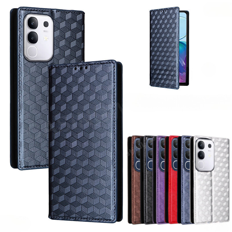 Flip Casing สําหรับ Vivo Y29 Y39 VivoY29 VivoY39 Y29t Y29s Y19S Y19S Pro 4G 5G 2025 หรูหราหนังตารางเ