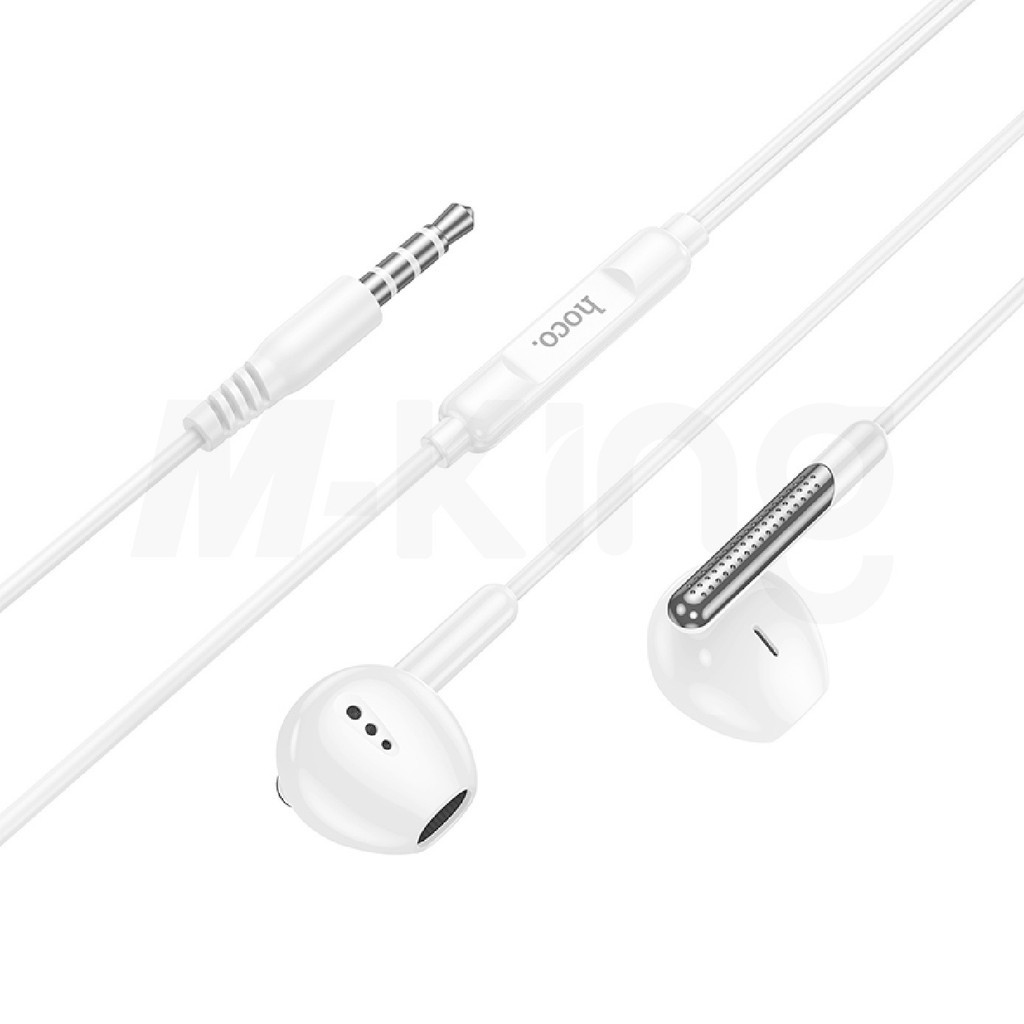 หูฟัง HOCO M123 หูฟังมีสาย Jack3.5mm Universal เสียงคมชัด พร้อมไมโครโฟน