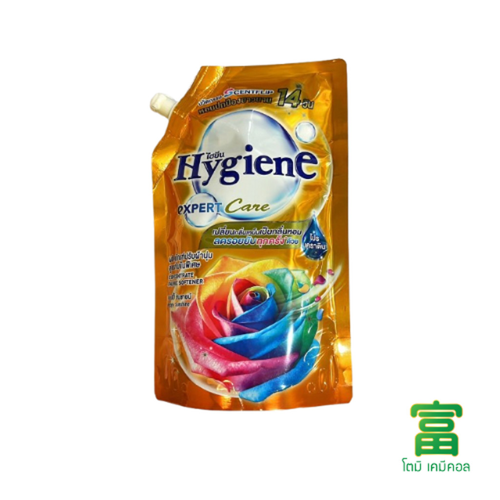 ไฮยีน เอ็กซ์เพิร์ท แคร์ ผลิตภัณฑ์ปรับผ้านุ่ม สูตรเข้มข้นพิเศษ กลิ่นแฮปปี้ซันชายน์ 480 มล.