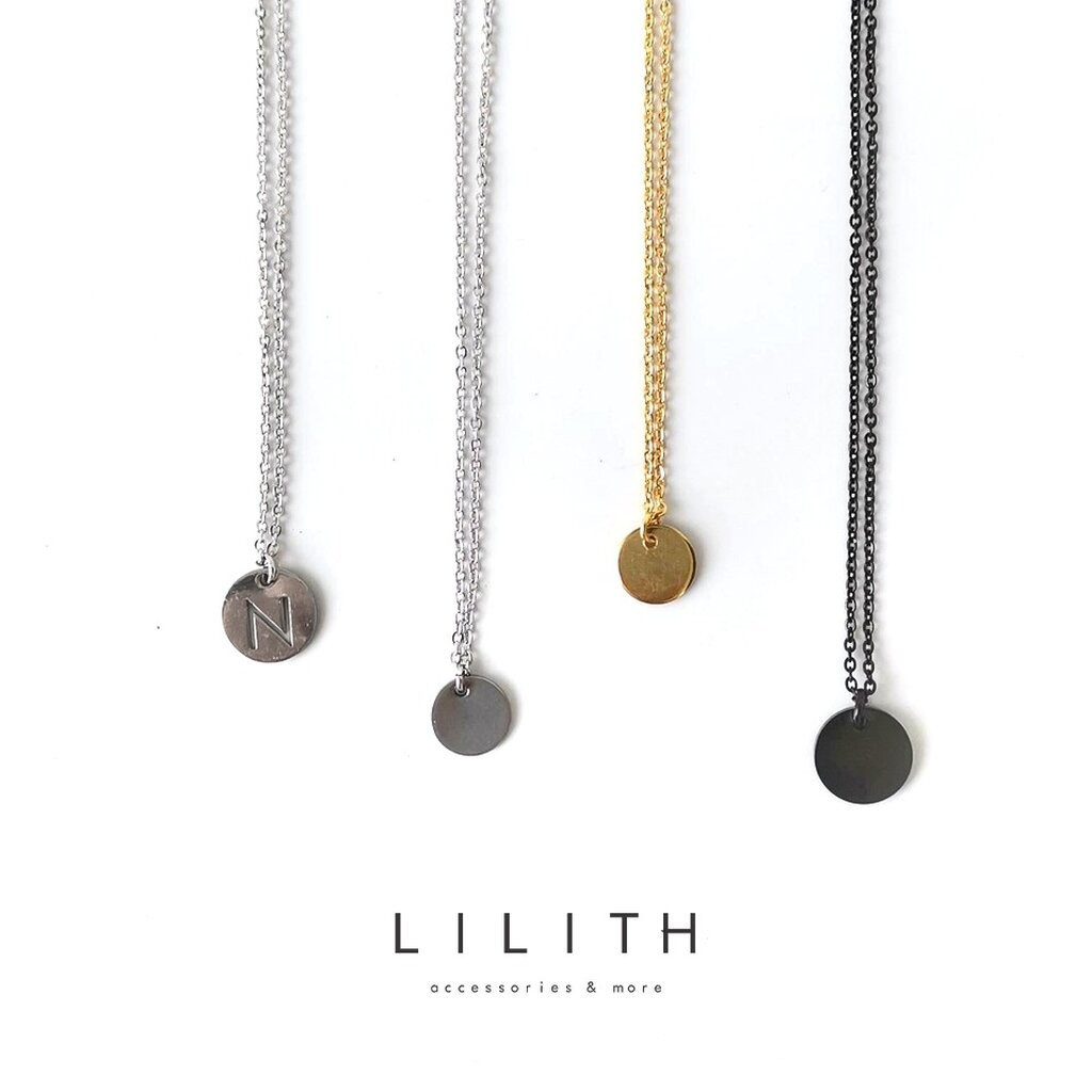 Lilith - Circle Stainless Necklace สร้อยคอวงกลม