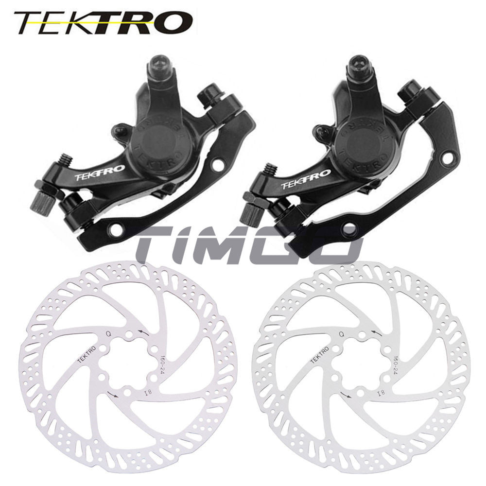 Tektro MD-M280 จักรยานเสือภูเขา MTB ดิสก์เบรกคาลิปเปอร์ TR-160 โรเตอร์ Shimano BR-TX805 BR-M375
