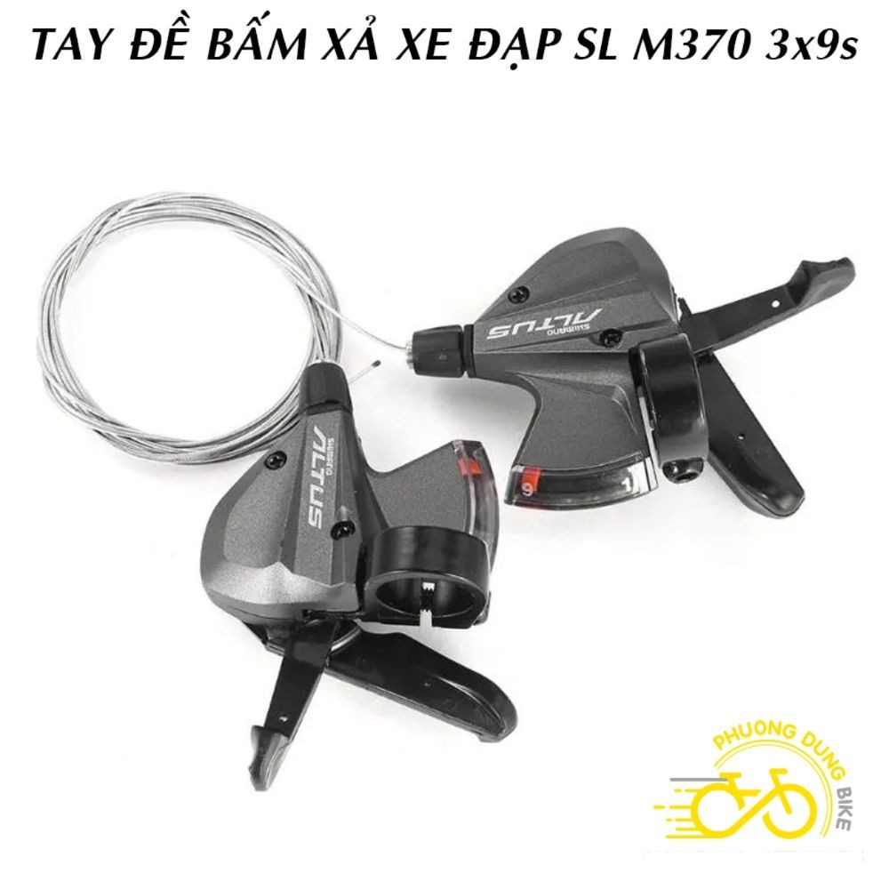 SL M370 3x9 สปีด ก้านท่อไอเสียจักรยาน