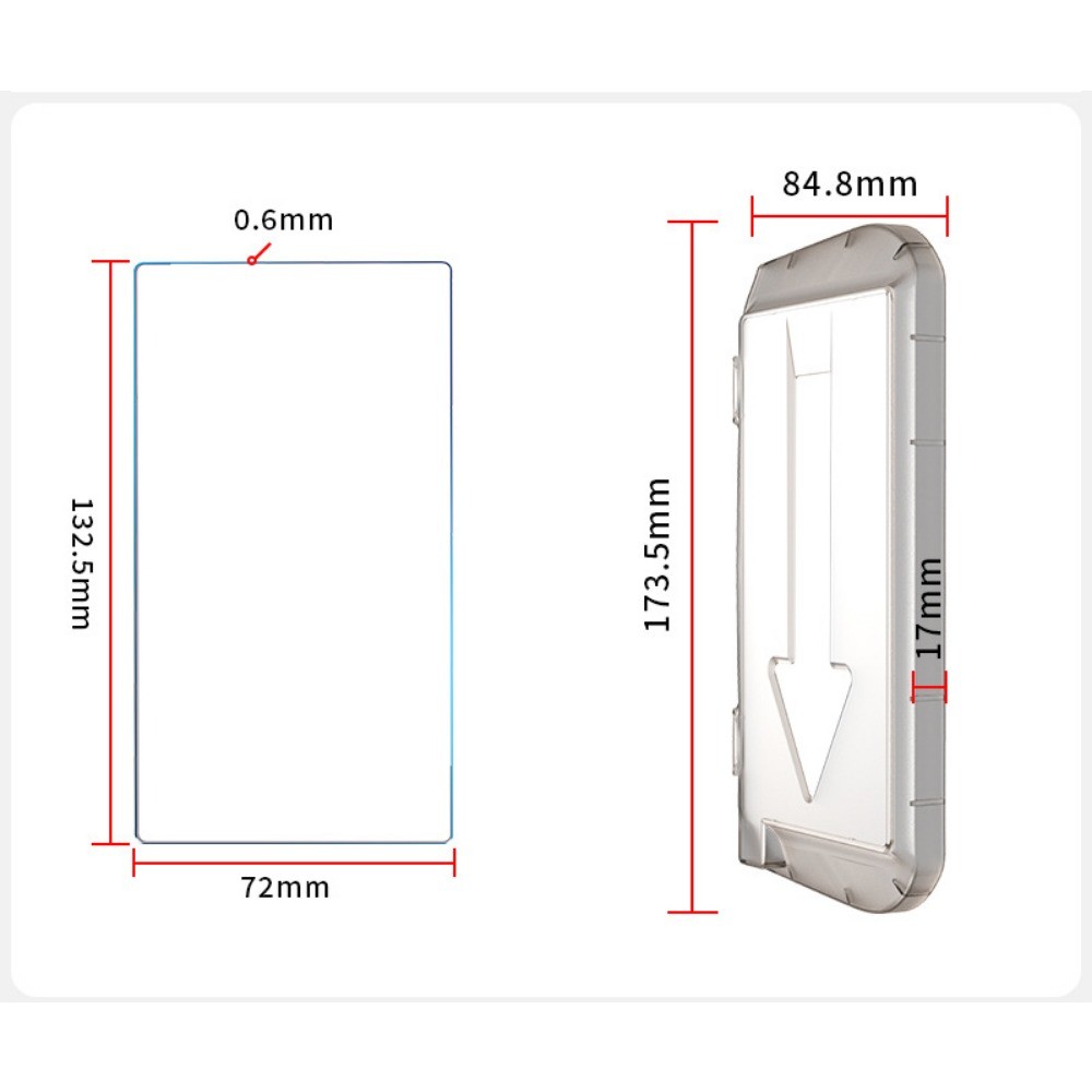 Drone Glass กระจกนิรภัยฟิล์มสําหรับ DJI RC/RC 2 HD ระเบิด FilmMini4pro/Mini 3/3 Pro ฟิล์มเสริมฝุ่นฟรี Chamber RC/RC 2 กระจกนิรภัยอุปกรณ์เสริม