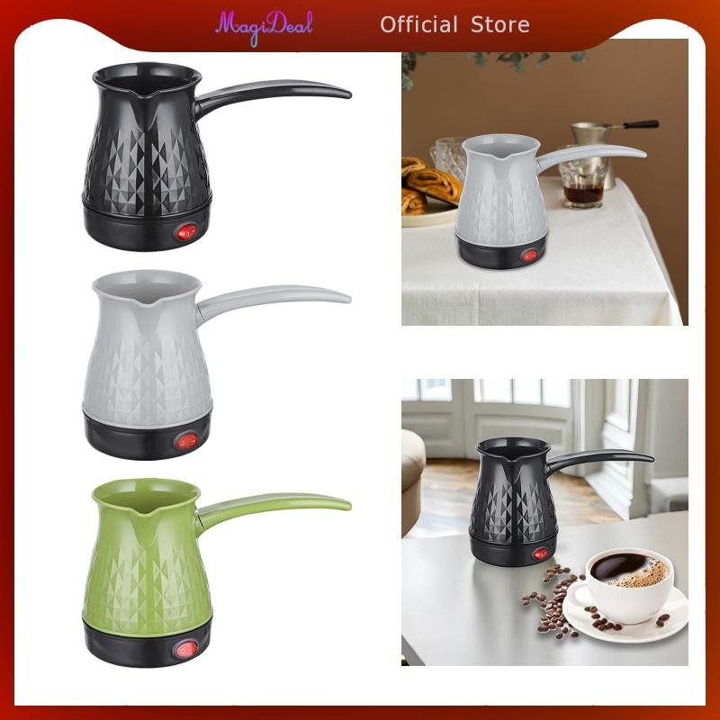 Magideal หม้อกาแฟตุรกีไฟฟ้าน้ําหนักเบากาต้มน้ําสําหรับห้องครัว Travel Home