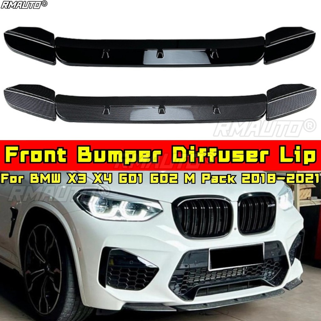 สําหรับ BMW X3M X4M F97 F98 Body Kit กันชนด้านหน้า Splitter สปอยเลอร์สําหรับ BMW X3M X4M F97 F98 201