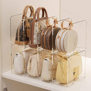 ชั้นวาง 4 ช่อง ชั้นวางอเนกประสงค์ กระเป๋าเก็บของในตู้เสื้อผ้…