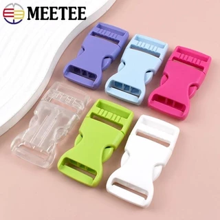 1 PC หัวเข็มขัดพลาสติกด้านข้าง สำหรับ Release Buckles ปรับแต่งกระเป๋าเป้และสัตว์เลี้ยง พร้อม Webbing Clasp และ DIY อุปกรณ์เสริม