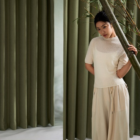 แนะนำ ผ้าม่าน ผ้าม่านหน้าต่าง ผ้าม่านประตู สีเขียวพาสเทล ม่านสีเขียว ผ้าม่านลดความร้อน ราคาพิเศษ มีเก็บเงินปลายทาง