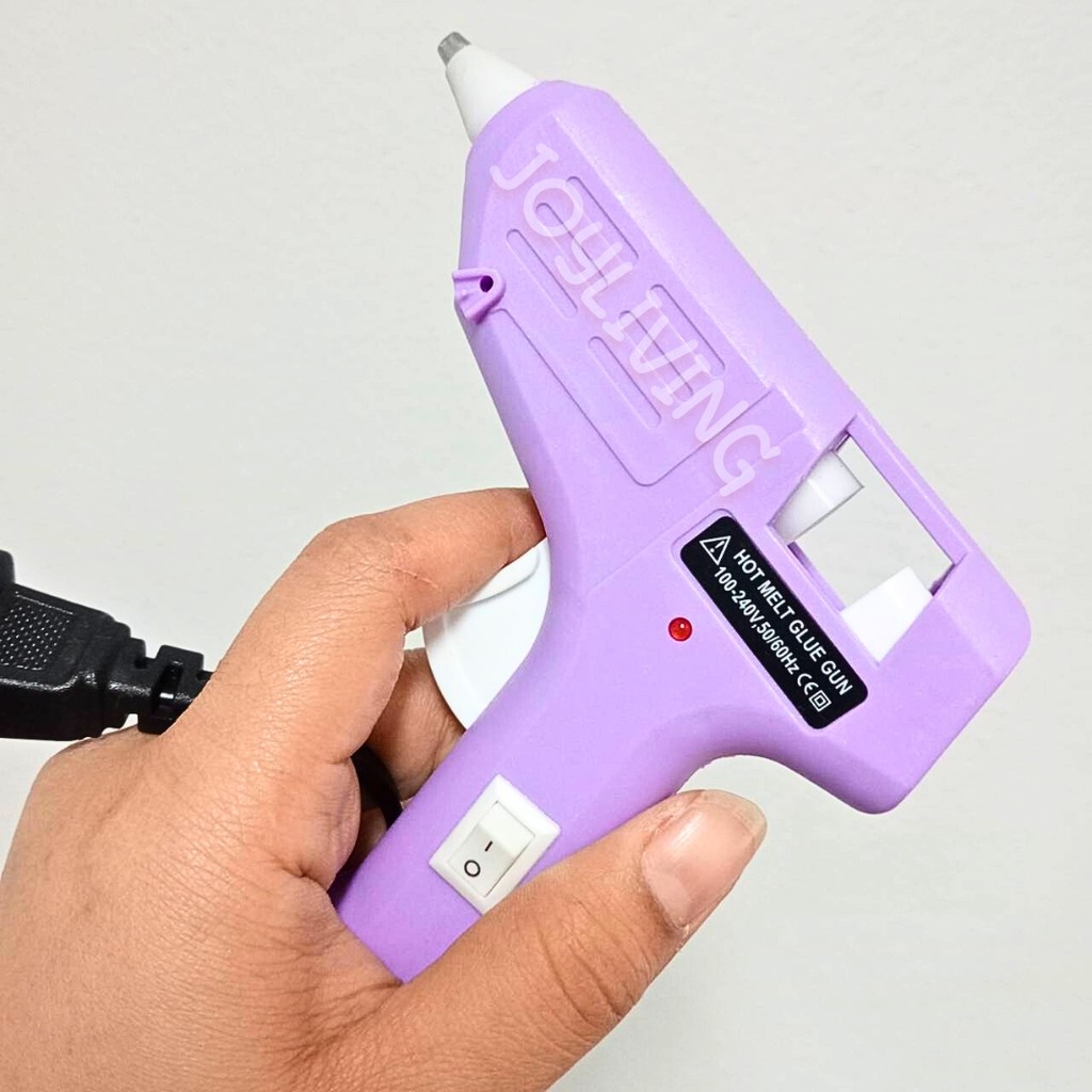ปืนยิงกาวไฟฟ้า (20W) 220V ปืนยิงกาว ปืนยิงกาวร้อน  ปืนกาวแท่ง DIY  คละสี ราคา/ชิ้น  สินค้าในไทย