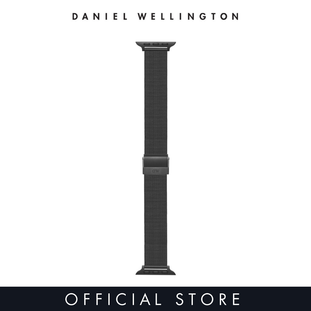Daniel Wellington Smart Watch Mesh Strap Ashfield Black - DW Strap for Apple Watch