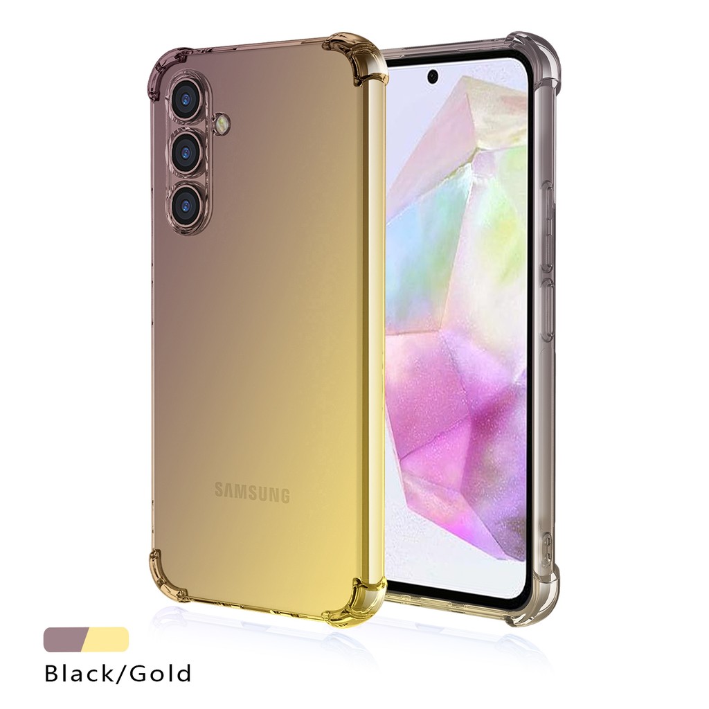 SAMSUNG สําหรับsamsung Galaxy A26 A36 A56 A16 5G A06 น่ารักGradient Slim Anti Scratchยืดหยุ่นTPUกันกระแทกฝาครอบโทรศัพท์กรณี - รูปที่ 5