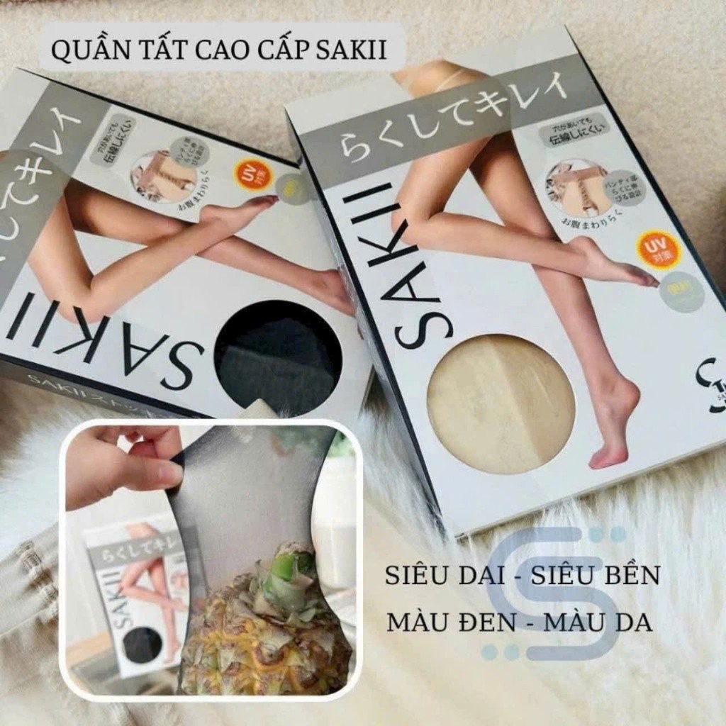 M1 SAKII ถุงน่องญี่ปุ่นสําหรับผู้หญิง, SAKII ถุงน่องที่มองไม่เห็นป้องกันรังสียูวี, บางพิเศษ, ซุปเปอร