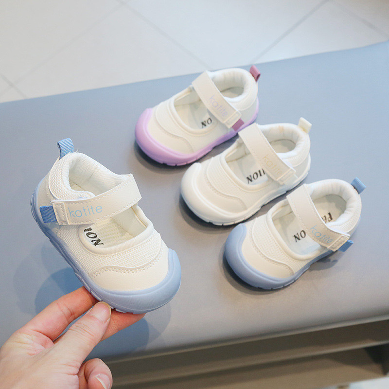Baby Net Shoes Breathable Toddler Shoes Infant Spring and Autumn New Soft Bottom Casual Girls' Shoes