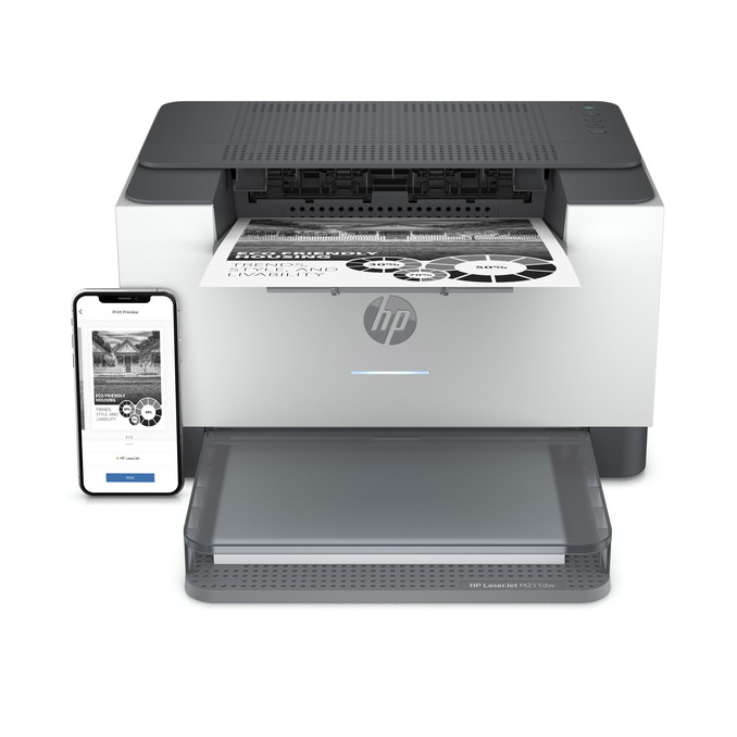 เครื่องพิมพ์ LaserJet HP HP-LJM211DW ขาว
