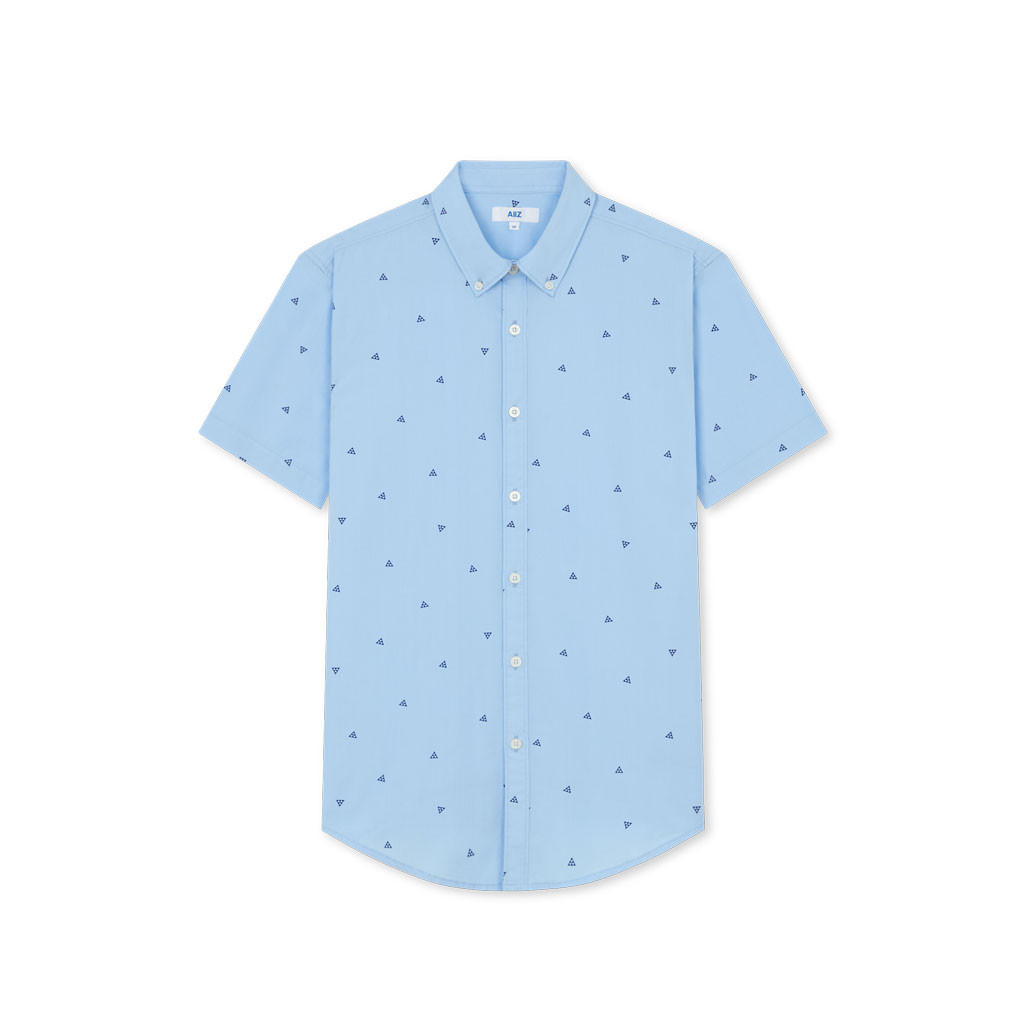 AIIZ (เอ ทู แซด) - เสื้อเชิ้ตแขนสั้นผู้ชายลายพิมพ์กราฟิก