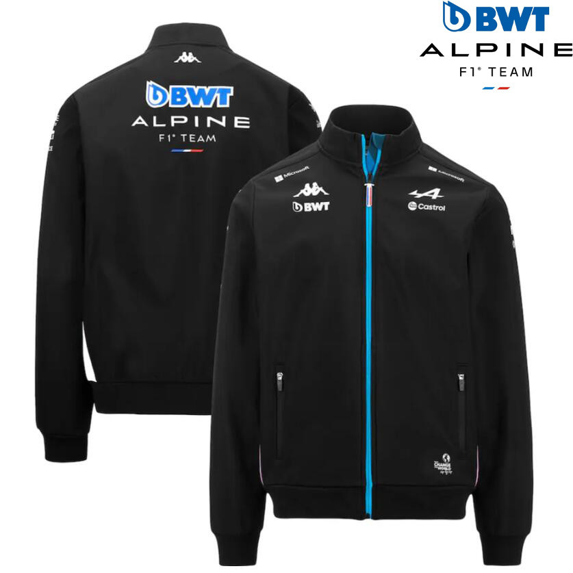 ใหม่ล่าสุด F1 เสื้อแจ็กเก็ต แขนยาว ลายทีมแข่งขัน BWT Alpine F1 2024 สําหรับผู้ชาย และผู้หญิง