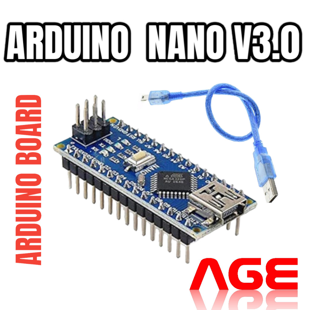 Arduino Nano V3.0 ATMEGA328 รุ่นใหม่ชิฟ CH340G พร้อมสาย Mini USB